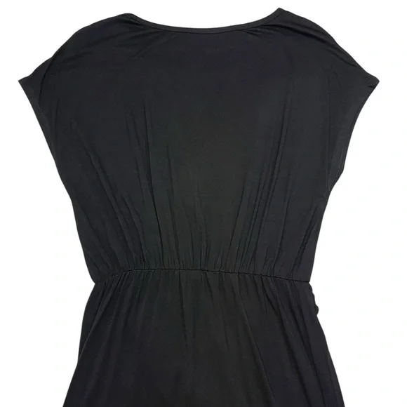 Lovers & Friends Tarin Mini Black Dress Tie Waist Short Sleeve Size Medium NEW - Picture 7 of 15